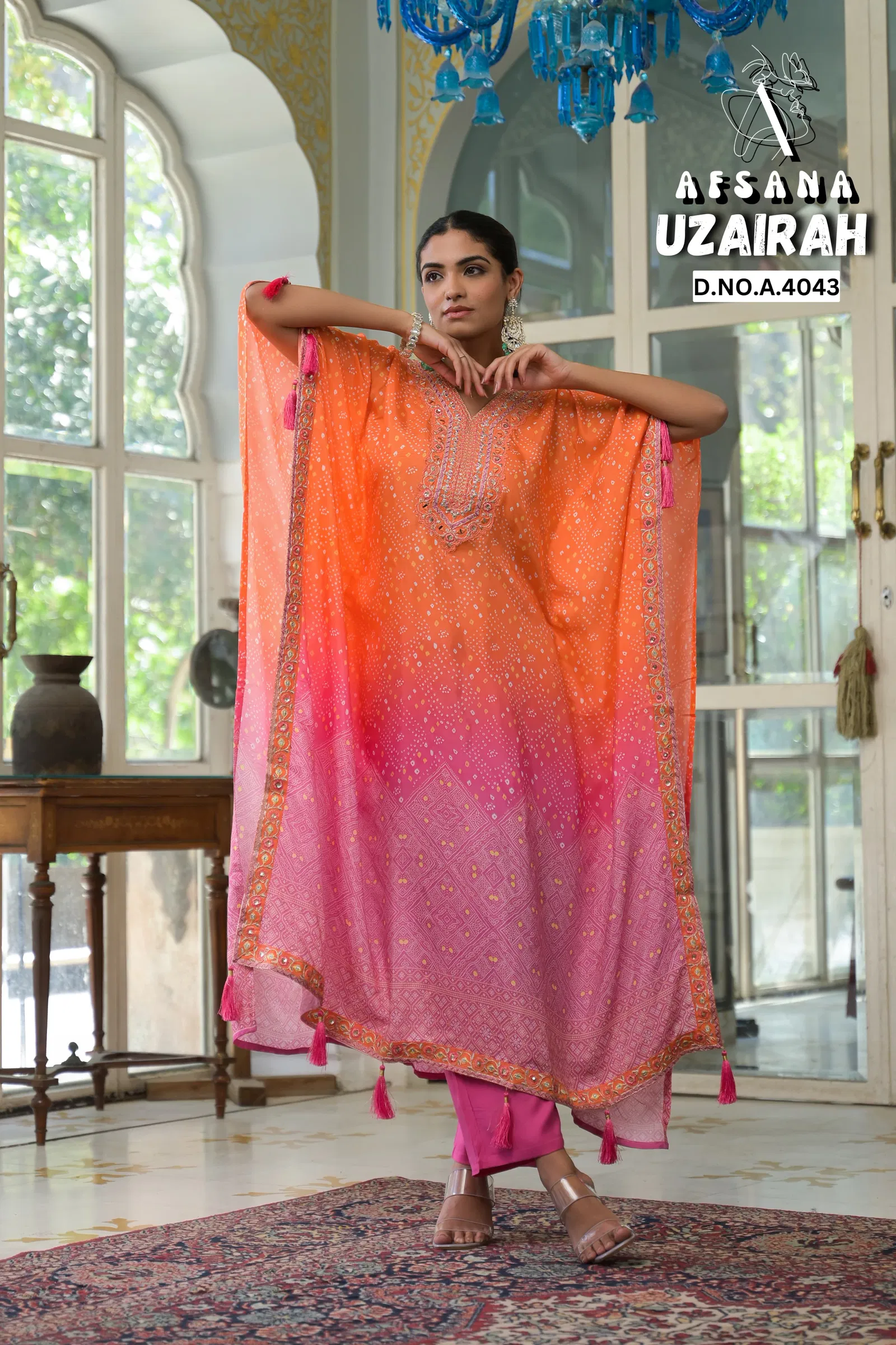 Uzairah By  Afsana Pure Viscous Kaftan Wholesale Suppliers In Mumbai